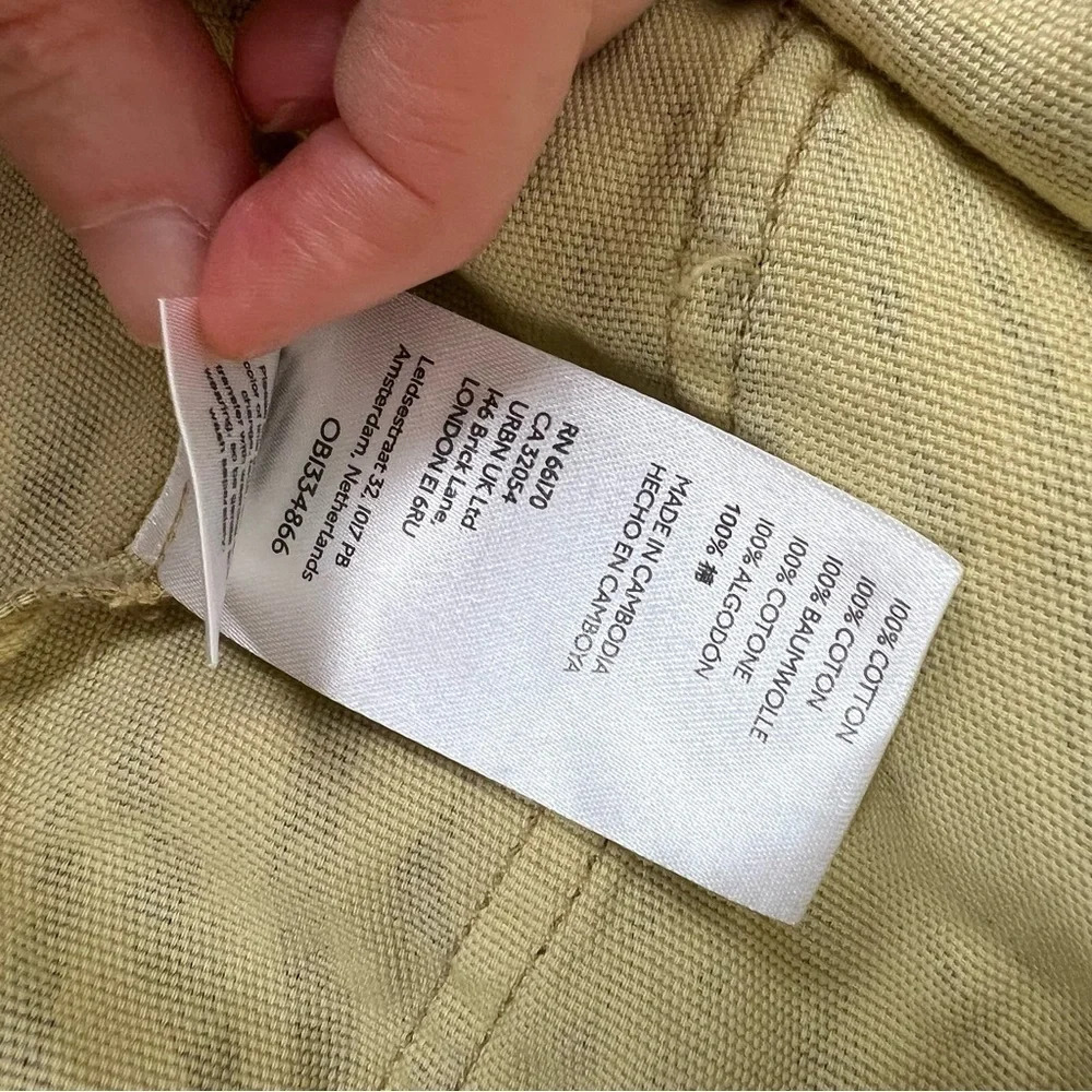 Pilcro Anthropologie Zebra Striped Shirt Jean Jacket Animal Print Shacket XS - Picture 8 of 8